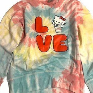 NEW Hello Kitty Nissin Cup O' Noodles - Tie Dye Long Sleeve Tee - S/M